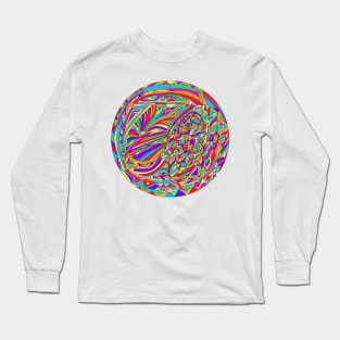 Abstract Sunrise Long Sleeve T-Shirt